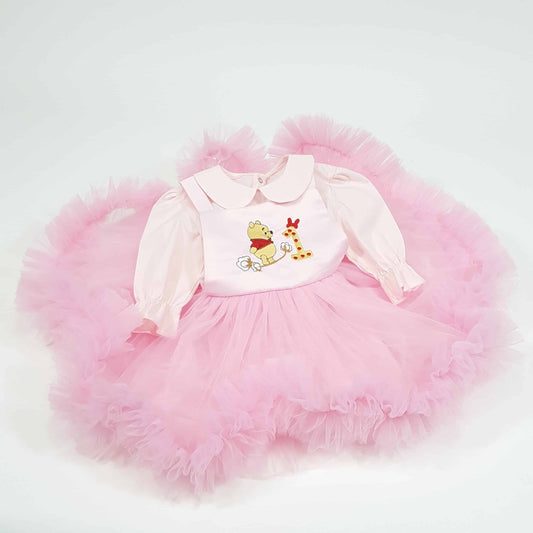 Set hainute aniversare 1 an fetita roz