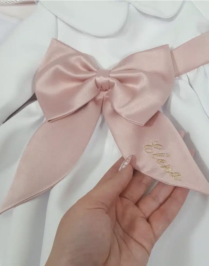 Trusou complet  botez fetita cu fluturi roz